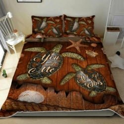 Turtle Couple Quilt Bedding Set Geembi™