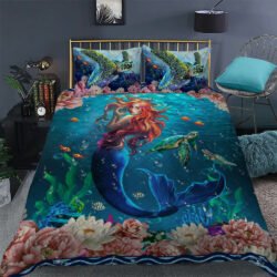 Into The Ocean Mermaid Quilt Bedding Set Geembi™