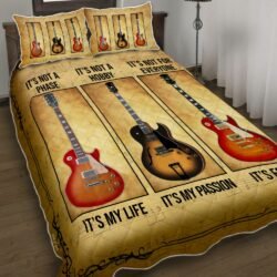 Electric Guitar Is My Life Quilt Bedding Set Geembi™
