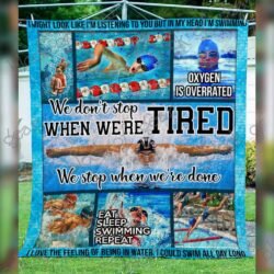 Swimming is My Therapy Quilt NP112 Geembi™