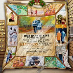 Your Hand In Mine, We Walk The Miles Quilt Geembi™