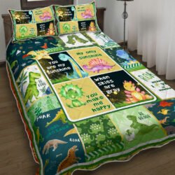 My Sunshine Dinosaur Quilt Bedding Set Geembi™