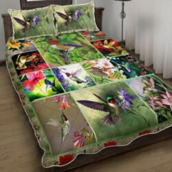 Beautiful Hummingbirds Quilt Bedding Set Geembi™