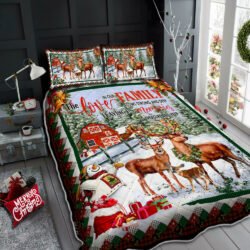 Deer Family Quilt Bedding Set  Geembi™