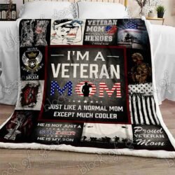 Proud Veteran Mom Sofa Throw Blanket NP186 Geembi™