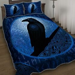 Norse Raven Quilt Bedding Set Geembi™