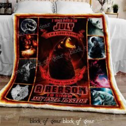 July Born Man Sofa Throw Blanket DK479 Geembi™