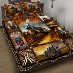Steam Railroad Quilt Bedding Set Geembi™