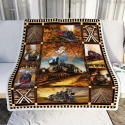 Steam Railroad Sofa Throw Blanket Geembi™