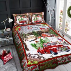 Red Truck. Blessed Journeys Christmas Quilt Bet Set Geembi™