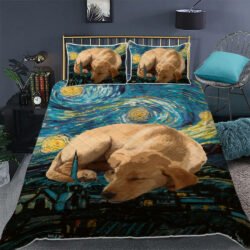 Labrador Starry Night Quilt Bedding Set Geembi™