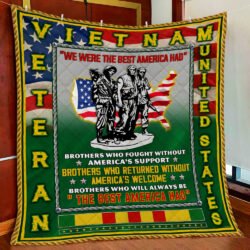 Vietnam Veteran Quilt Blanket Geembi™
