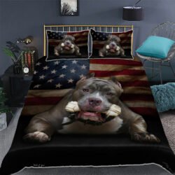 Pitbull American Quilt Bedding Set Geembi™