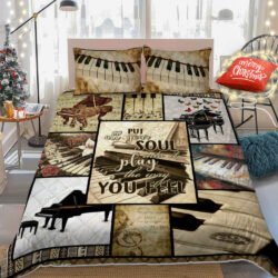 Piano. Play The Way You Feel Quilt Bedding Set Geembi™