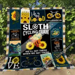 Sloth Cycling Team Quilt Geembi™