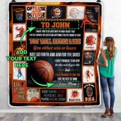 Personalized Basketball Boy Sofa Throw Blanket Geembi™