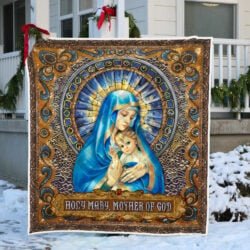 Holy Mary, Mother Of God Quilt Blanket ANL234Q