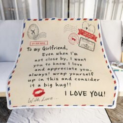To My Girlfriend, Love Letter Sofa Throw Blanket Geembi™