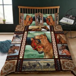 Horses Quilt Bedding Set Geembi™
