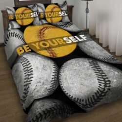 Be Yourself - Softball Quilt Bedding Set Geembi™