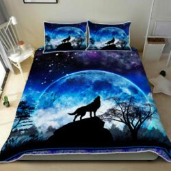Wolf Moon Quilt Bedding Set Geembi™