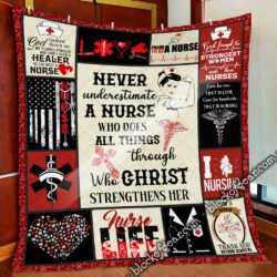 Proud To Be A Nurse Quilt SLB62 Geembi™