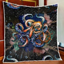 Octopus Breaking Ship Quilt Blanket Geembi™