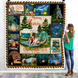 Making Memories One Campsite At A Time Sofa Throw Blanket Geembi™