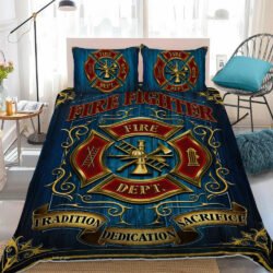 Firefighter – Tradition Dedication Sacrifice Quilt Bedding Set Geembi™