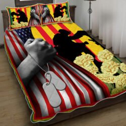 Vietnam Veteran American US Quilt Bedding Set Geembi™