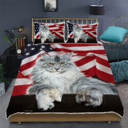 Maine Coon Cat Quilt Bedding Set Geembi™