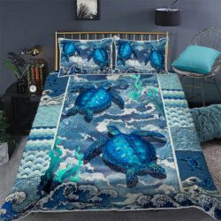 Ocean Turtle Quilt Bedding Set Geembi™