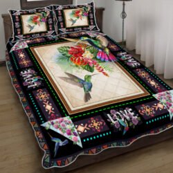 Hummingbird Quilt Bedding Set THH428QS Geembi™