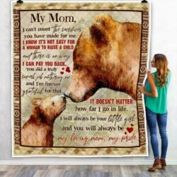 Mother's Day I Can't Count The Sacrifices You Have Made Girl Quilt Blanket Geembi™