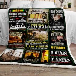 Proud Vietnam Veteran Sofa Throw Blanket Geembi™
