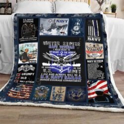 U.S. Navy Veteran Sofa Throw Blanket Geembi™