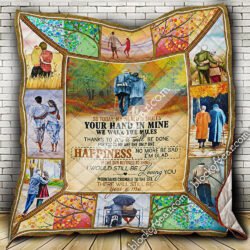 Your Hand In Mine, We Walk The Miles Quilt Geembi™