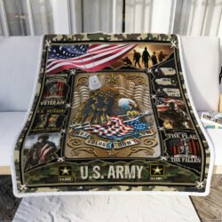 United States Army Veteran Sofa Throw Blanket Geembi™