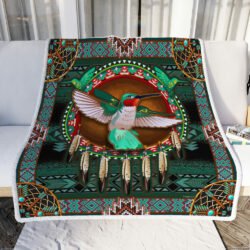 Beautiful Hummingbird V1 Sofa Throw Blanket Geembi™