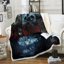 Wendigo-Creepiest Native American Legend Sofa Throw Blanket P157 Geembi™