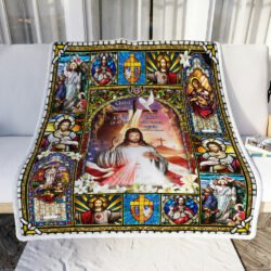 Christ Has Died Christ Is Risen Christ Will Come Again Sofa Throw Blanket Geembi™