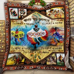 Native American Quilt Geembi™ - Pow Wow, Why We dance Quilt