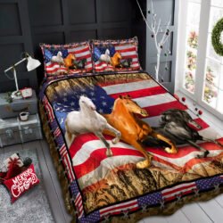 Three Horses American Quilt Bedding Set Geembi™