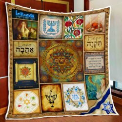 Beautiful Jewish Culture Quilt Blanket Geembi™
