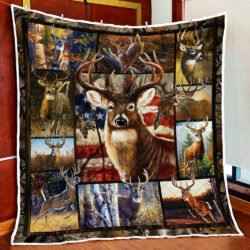 Deer American Quilt Blanket THH3470Q