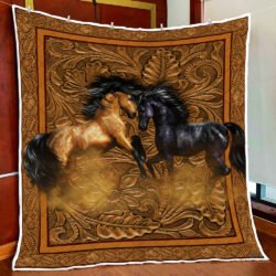 Couple Horse Quilt Blanket Geembi™