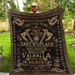 Where The Brave Shall Live Forever Valhalla Quilt Geembi™