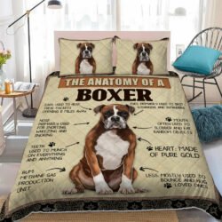 The Anatomy Of A Boxer Quilt Bedding Set Geembi™