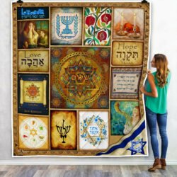 Beautiful Jewish Culture Quilt Blanket Geembi™