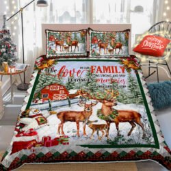 Deer Family Quilt Bedding Set  Geembi™